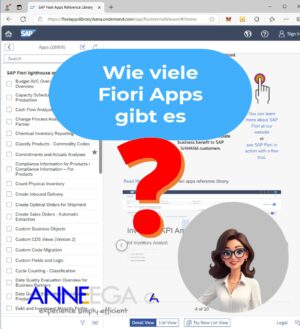 Wie viele FioriApps oder Kacheln existieren?  (Kaufen / Leihen)